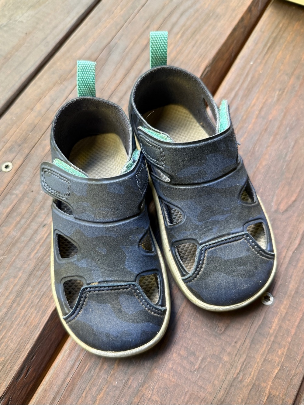 Ten Little - Blue Camo Summer Sandals